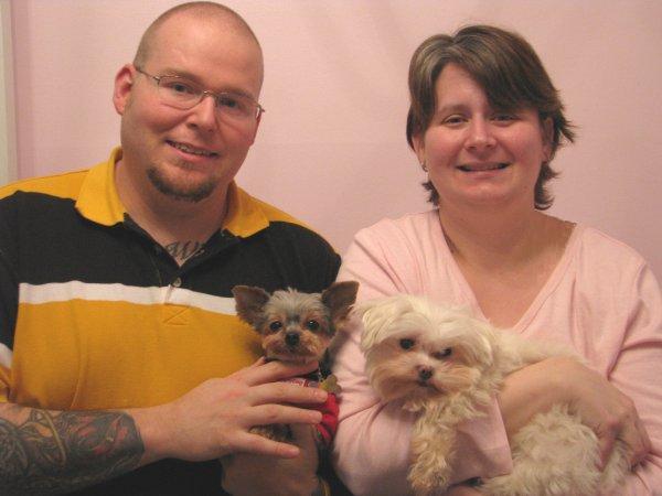 Comet with his new family