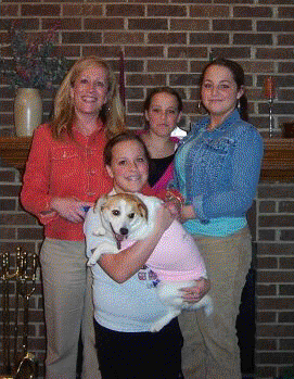 Kasey with Monica, Devon, Lisa and Lindsey